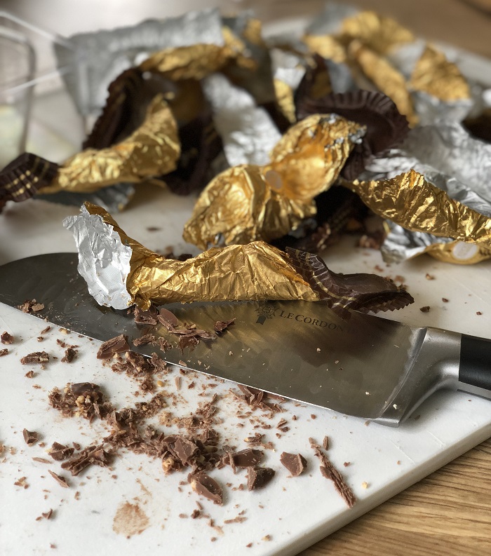Smashing Ferrero Rocher is the best fun