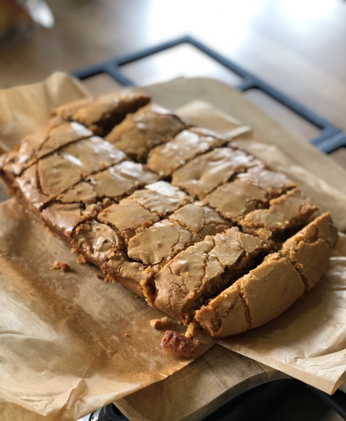 Allow to cool then slice into bars