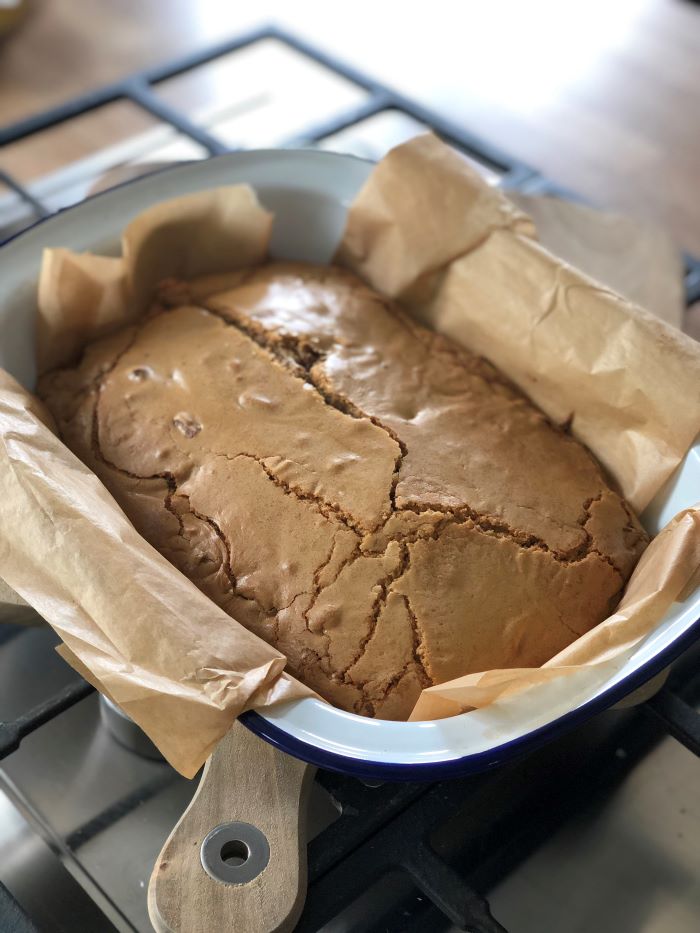 Bake until the top is cracked