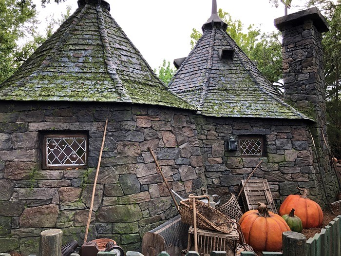 Hagrid's hut at Hagrid's Magical Creatures Motorbike Adventure