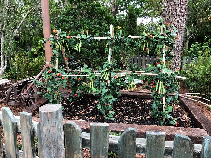 Hagrid's veg patch in the queue at Hagrid's Magical Creatures Motorbike Adventure