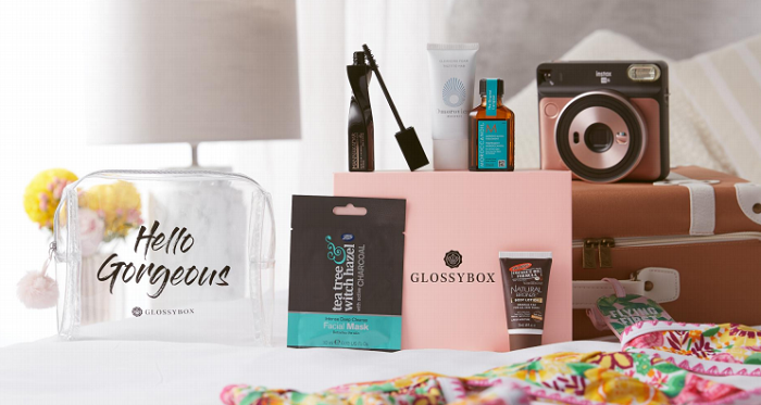 Get a free make up bag and 20% off your first Glossybox