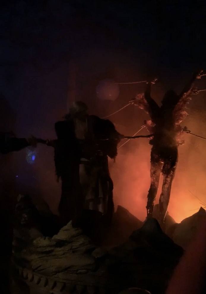 Hideous ancient torture from the Vikings Undead scare zone