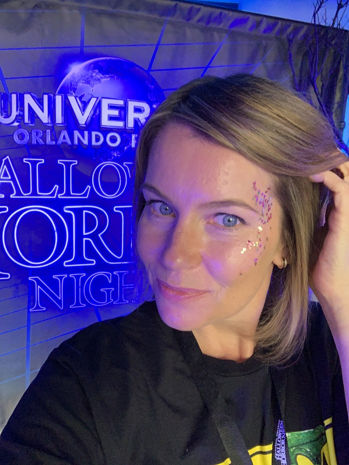 The HHN glitter has become a bit of a tradition