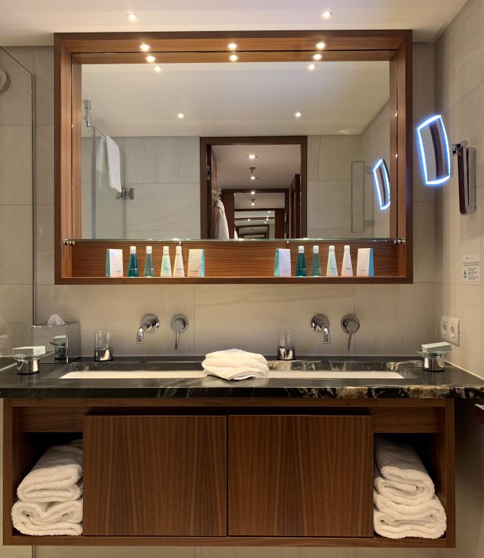 AmaMagna Balcony Stateroom 233 bathroom 2