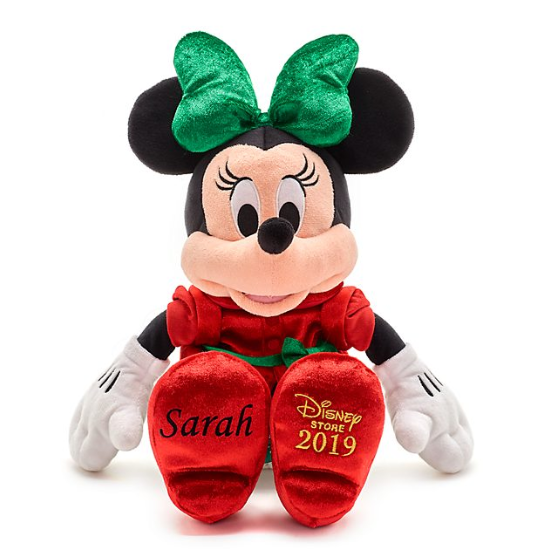 Minnie Mouse holiday cheer soft toy