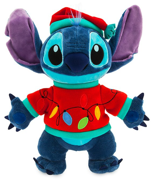 Stitch light up holiday cheer soft toy