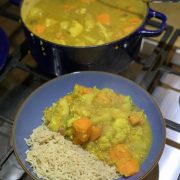 Super easy vegetable curry