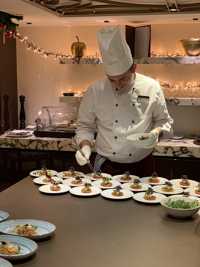 The Chef's Table on board AmaMagna