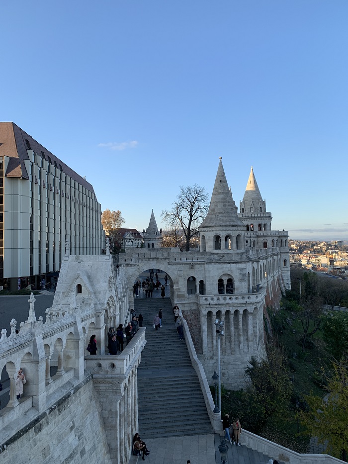 The pretty princess castle turrets of Fishermans Bastion