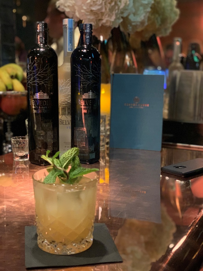 Winter spiced tea punch