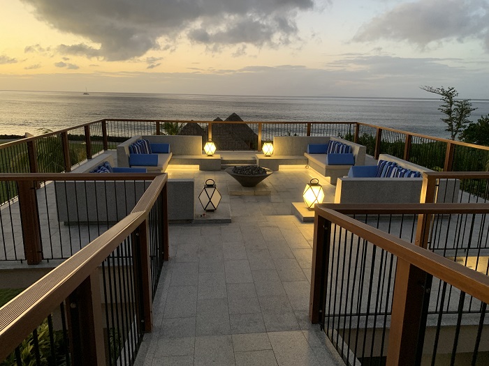 Firepit at Rumfire Bar