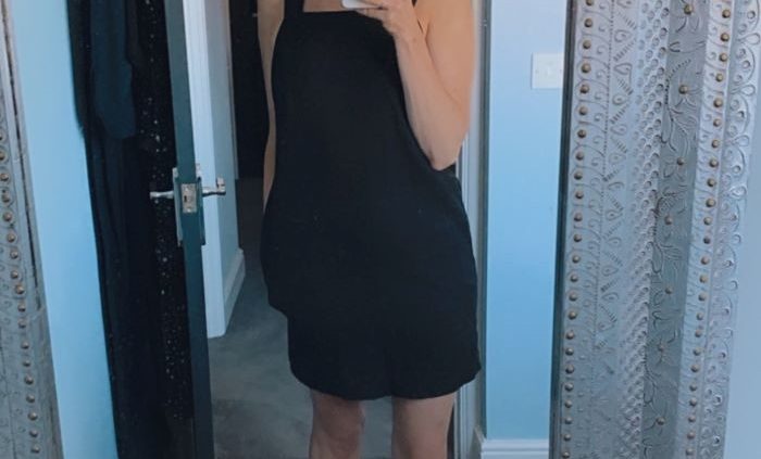 Black summer dress edit