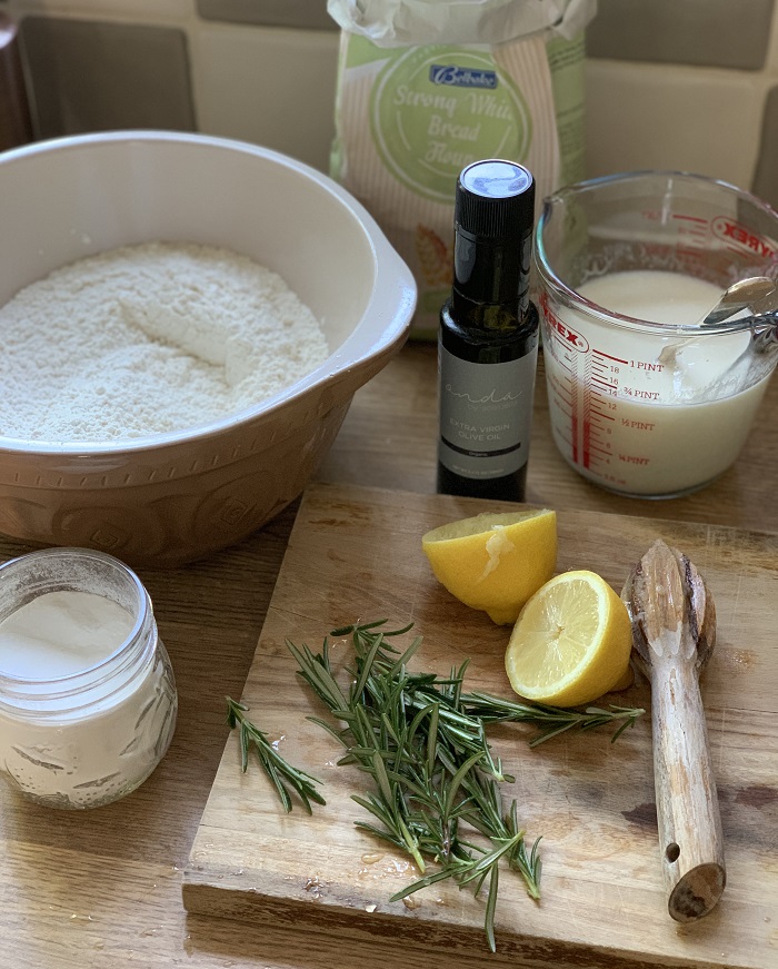 Easy cheaty focaccia