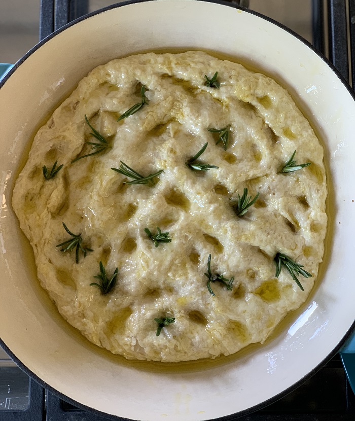 Easy cheaty focaccia 