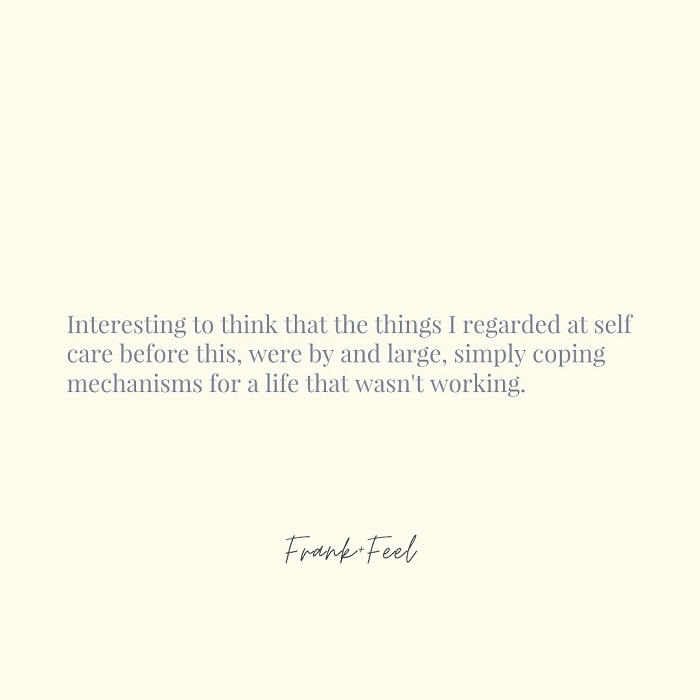 Coping mechanisms Frank and Feel