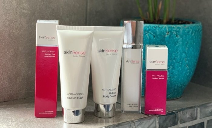 The skinSense retinol face & body collection