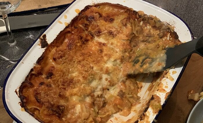 Ugly vegetable lasagne