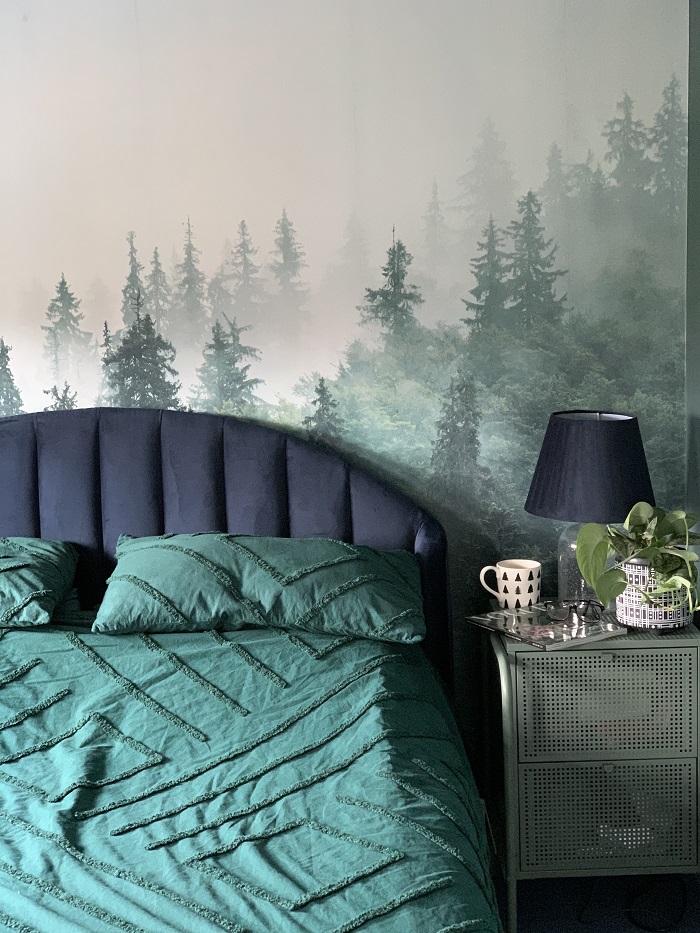 Adding a wallpaper mural to our bedroom